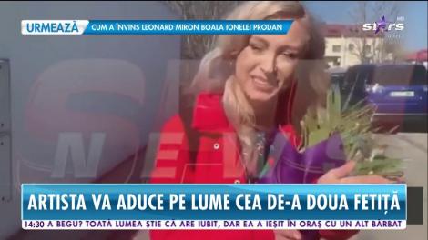 Andreea Bălan a ajuns deja la spital. Vedeta este pregătită să o aducă pe lumea pe cea de-a doua fetiță