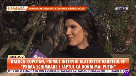 Raluca Ropotan, primul interviu alături de băiețelul ei! „Copilul meu a fost cuminte. Momente de panică nu am avut foarte multe”