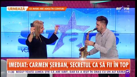 Carmen Șerban cântă, la Star Matinal, melodia „Fiecare om are crucea lui”