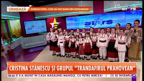 Cristina Stănescu și Grupul vocal „Trandafirul Prahovean” cântă la Star Matinal