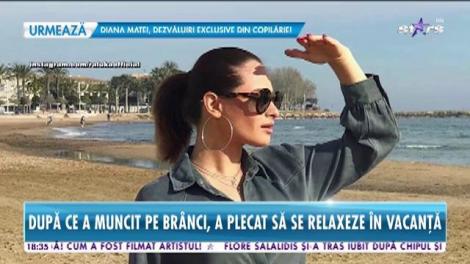 Raluka își etalează formele la mii de kilometri de România