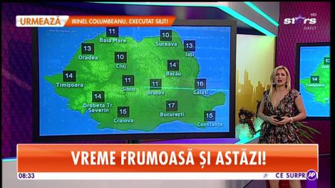 Vreme foarte frumoasă în toată țara. Maximele se încadrează între 14°C şi 17°C