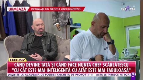 Când devine tată şi când face nunta Chef Scărlătescu: "Anul acesta îmi doresc un copil"