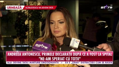 Andreea Antonescu, primele declarații după ce a fost la spital: „Andreea este bine. Toată lumea speră să se recupereze 100%”