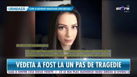 Iuliana Luciu a ajuns de urgenţă la spital! Vedeta a fost la un pas de tragedie: "Nu puteam să respir de durere"