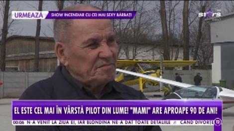 El este cel mai în vârstă pilot din lume. Povestea incredibilă a ”omului-pasăre”