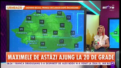 Prognoza meteo 7 martie 2019. Maximele de astăzi ajung la 20 de grade