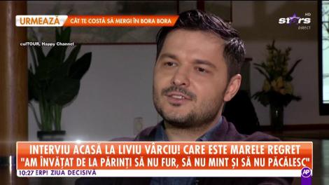 Interviu acasă la Liviu Vârciu: "Părinții m-au bătut foarte tare, eu am fost un copil bătut"