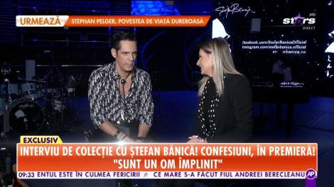 Interviu de colecţie cu Ştefan Bănică Jr.! Artistul a făcut confesiuni în premieră! "Am emoţii pentru că voi deveni tătic din nou"