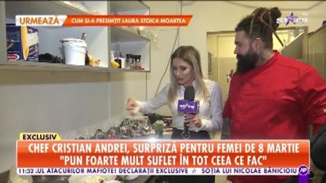 Îți mai amintești de chef Cristian Andrei Olteanu, câștigătorul celui de-al patrulea sezon de la ”Chefi la cuțite”? Uite ce a făcut de 8 Martie