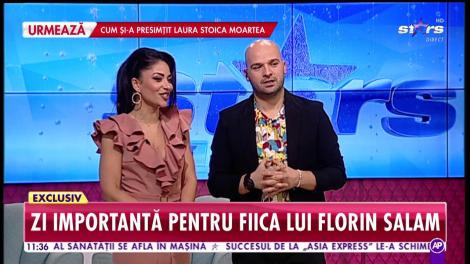 Zi importantă pentru fiica lui Florin Salam. Betty își va creștina băiețelul