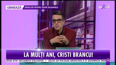 La mulți ani, Cristi Brancu! Celebrul prezentator, surprins în drect