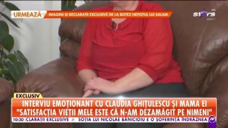 Interviu emoționant cu Claudia Ghițulescu și mama ei