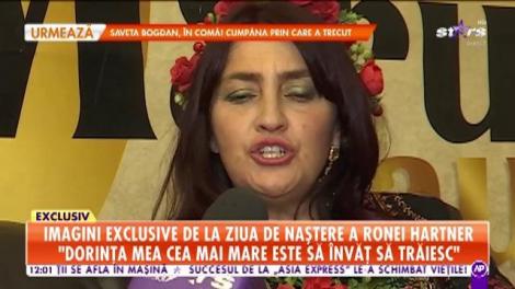 Imagini exclusive de la ziua de naștere a Ronei Hartner