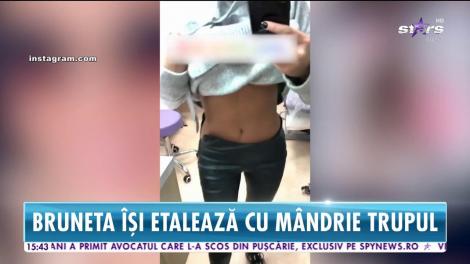 Primele imagini cu abdomenul perfect al Danielei Crudu după ce şi-a facut liposucţie