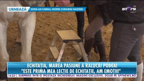 Echitația, marea pasiune a Ralucăi Podea: Este o senzație ciudată