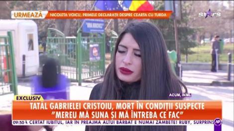 Cea mai dureroasă zi pentru Gabriela Cristoiu! Tatăl vedetei a fost găsit mort în condiții suspecte: Am rămas singură pe lume