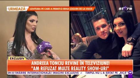 Andreea Tonciu revine în televiziune: Îmi este dor să fiu la TV