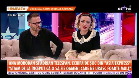 Ana Morodan și Adrian Teleșpan, echipa de șoc din Asia Express! Cei doi au intrat în depresie când s-au întors în România