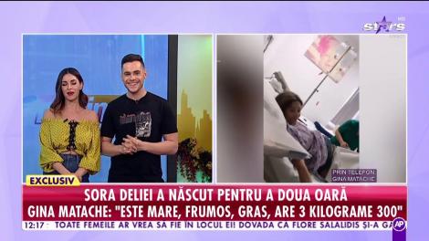 Oana Matache, sora Deliei, a născut pentru a doua oară