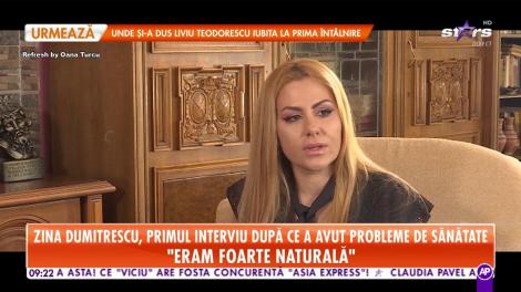 Zina Dumitrescu, primul interviu după ce a avut probleme de sănătate