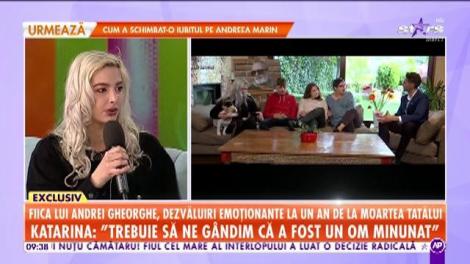 Fiica lui Andrei Gheorghe, dezvăluiri emoționante la un an de la moartea tatălui: Îi datorez foarte multe lui