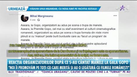 Dan Bursuc, prima reacţie după scandalul de la Gala Premiilor Gopo: Eu joc în mai multe filme