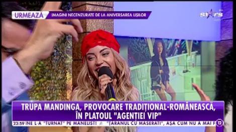 Provocare la Agenția Vip! Trupa Mandinga gustă pentru prima dată din bucatele românești