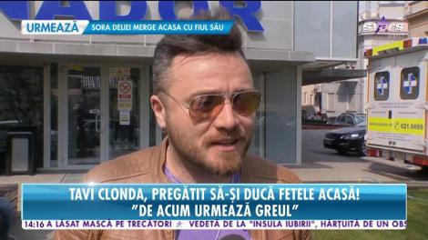 Tavi Clonda, pregătit să-și ducă fetele acasă: Are tata o regină și două prințese