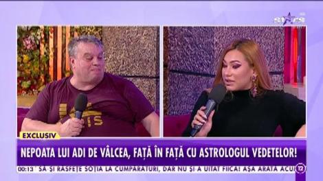 Roxana Dobrițoiu, nepoata lui Adi de la Vâlcea, față în față cu Marian Golea, astrologul vedetelor