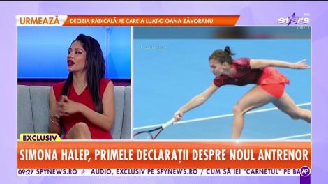 Simona Halep, primele declarații despre nou antrenor