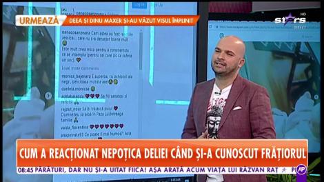 Cum a reacționat nepoțica Deliei când și-a cunoscut frățiorul