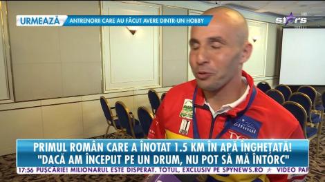 Paul Georgescu, românul care a traversat înot Canalul Mânecii, despre sacrificii, familie și succes:  Când sunt în apă, soția are o stare de rău