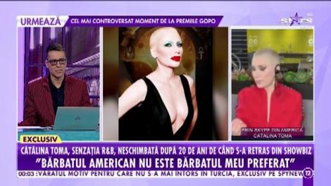 Cătălina Toma, senzaţia R&B, neschimbată după 20 de ani de când s-a retras din showbiz: În America cochetez cu muzica, dar lucrez și în domeniul imobiliarelor