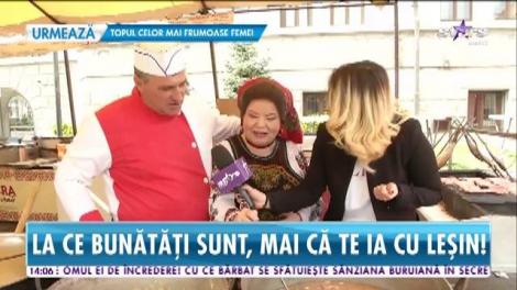 Saveta Bogdan, vedeta de la târgul de mâncare tradițională