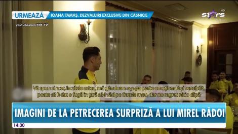 Imagini de la petrecerea surpriză a lui Mirel Rădoi