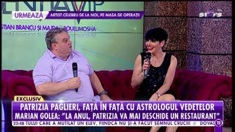 Patrizia Paglieri, faţă în faţă cu astrologul vedetelor! Ce i-a fost prezis celui mai dur chef