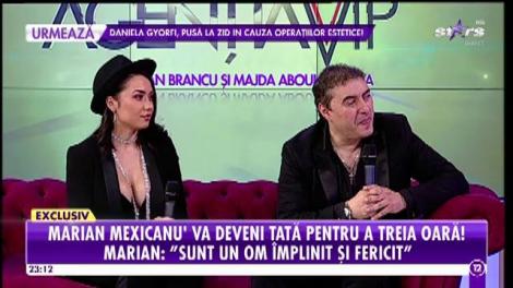 Marian Mexicanu va deveni tată pentru a treia oară! "Vreau să fie fetiţă"