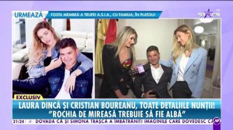 Cristian Boureanu şi Laura Dincă, toate detaliile nunţii! Cum a susţinut-o afaceristul pe frumoasa blondină din închisoare