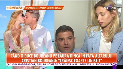 Când o duce Cristi Boureanu pe Laura Dincă în fața altarului: Credința ne-a ținut împreună