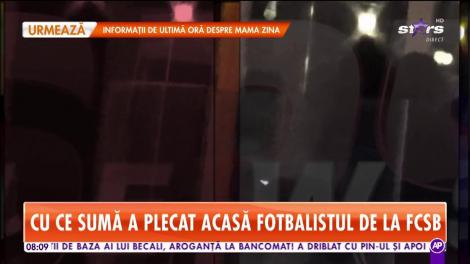 Unul dintre fotbaliştii de baza ai lui Gigi Becali, surprins în timp ce a scos o sumă mare de bani de la bancomat