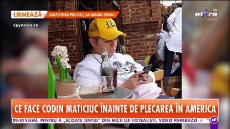 Cum se pregătește Codin Maticiuc înainte de a deveni tată