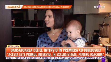 Dansatoarea Deliei, interviu în exclusivitate cu bebeluşul!