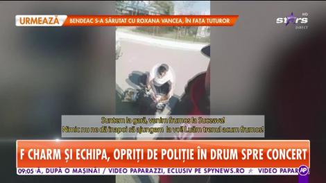 F.Charm, oprit de poliție în drum spre concert