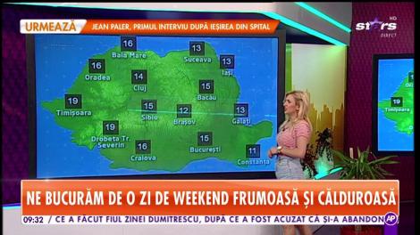 Prognoza meteo 31 martie 2019. Maximele se încadrează între 16 şi 20 de grade