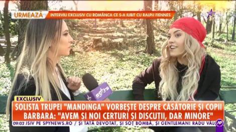 Interviu exclusiv cu frumoasa solistă a trupei Mandinga. Barbara a făcut dezvăluiri inedite din viața sa de dincolo de scenă