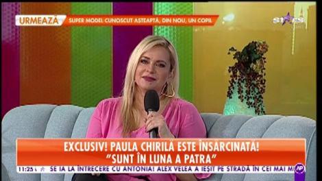 Exclusiv! Paula Chirilă este însărcinată în luna a patra!