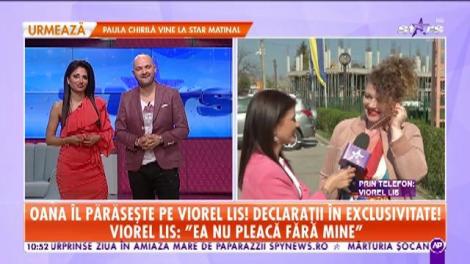 Oana îl părăsește pe fostul edil al Capitalei, Viorel Lis: Am plecat deja de acasă