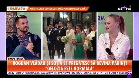 Bogdan Vlădău şi soția se pregătesc să devină părinți: O să fiu fericită dacă o să avem un copil