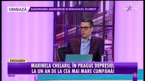 Marinela Chelaru, în pragul depresiei, la un an de la cea mai mare cumpăna. Cum poate renunţa la gândurile negre